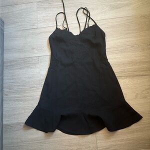Black Mini Dress- LUSH